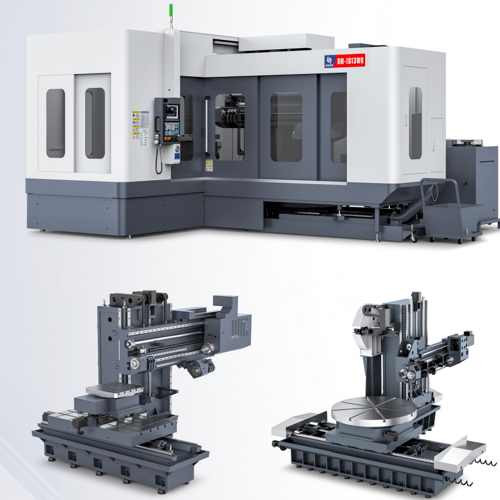 HYM DM-1613WR deep hole drilling and milling machine structure